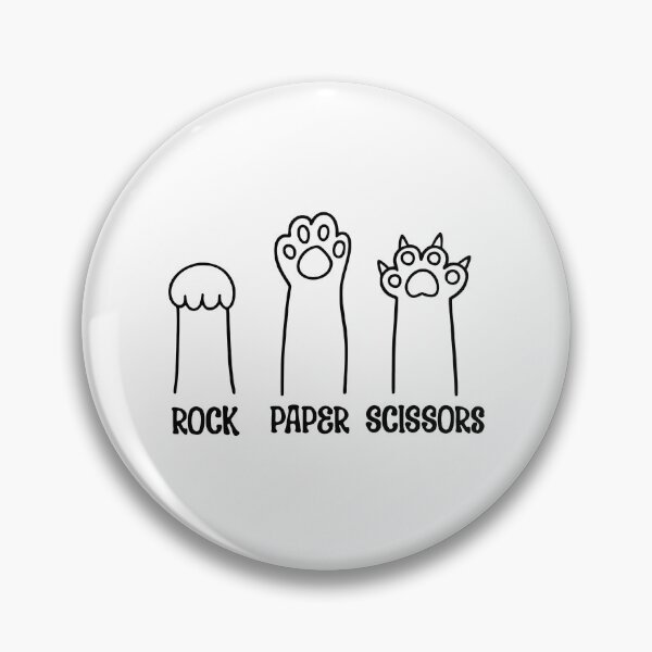 Item preview, Cat Paw Rock Paper Scissors Funny Pet Game designed and sold by Dmo3HarkoArt.