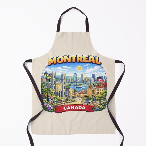 Item preview, Montreal, Canada - Old Town, Basilica and Skyline designed and sold by Myra365Art.