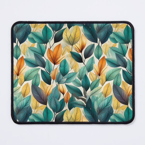 Item preview, Green Leaves Seamless Pattern Design designed and sold by Leylita Design.