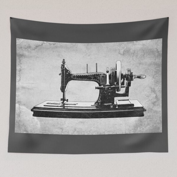 Item preview, Antique Victorian Sewing Machine Dark Gothic Cottagecore designed and sold by Ghoul Enterprises.
