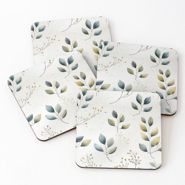 Item preview, Leaves Seamless Pattern Design designed and sold by Leylita Design.