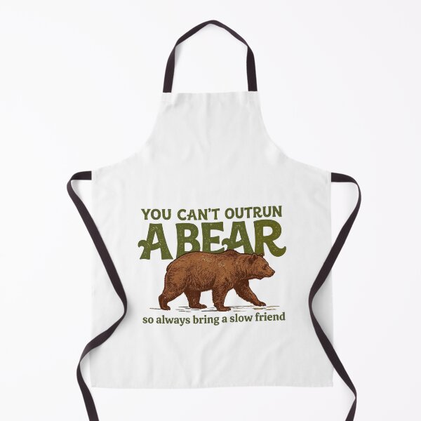 Item preview, You Can't Outrun a Bear So Always Bring a Slow Friend, Mountain Themed Father's Day designed and sold by HyphThonia.