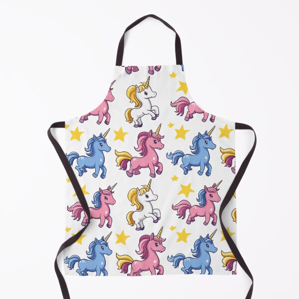 Item preview, Cute unicorn, fantasy world, crystal horn. Seamless pattern designed and sold by Leylita Design.