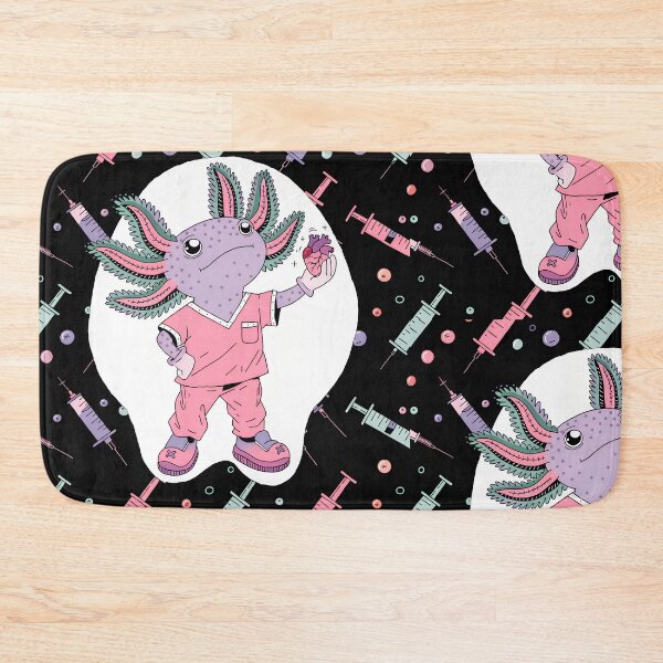 Item preview, Axolotl Nurse Holding Heart Funny Anatomy- Cute Medical Gift designed and sold by BestUncommonTee.