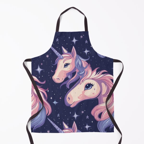 Item preview, Cute unicorn, fantasy world, crystal horn. Seamless pattern designed and sold by Leylita Design.