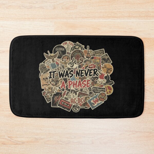 Item preview, It Was Never a Phase — Vintage Rock Sticker Collage designed and sold by Nacho Average Designs.