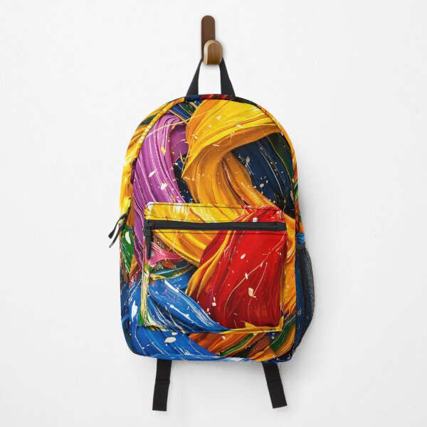 Item preview, Vibrant Abstract Paint Swirl Texture Colorful Modern Palette Knife Art designed and sold by Kaleidoscope Print.