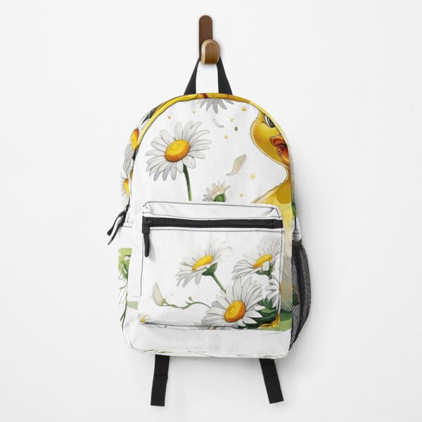 Item preview, Cute Duckling with Daisy Flower April Birth Month Art designed and sold by AQUILAKREO.