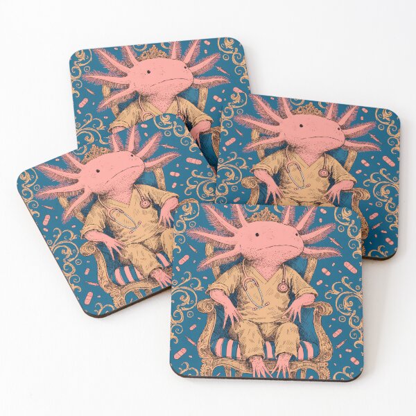 Item preview, Axolotl Nurse Grand Portrait Baroque Style Funny  Art designed and sold by BestUncommonTee.