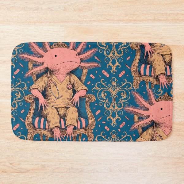 Item preview, Axolotl Nurse Grand Portrait Baroque Style Funny  Art designed and sold by BestUncommonTee.