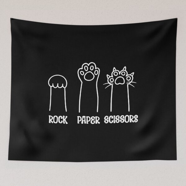 Item preview, Paw Rock Paper Scissors Cat Dog Pet Lover Shirt designed and sold by Dmo3HarkoArt.