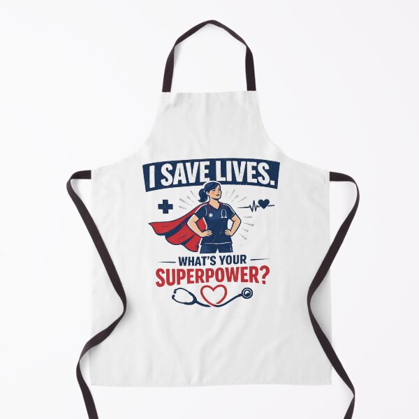 Item preview, I Save Lives Nurse Superpower designed and sold by CoolTShirtDesign.