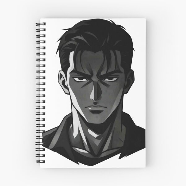 Item preview, Dark Anime Man Intense Portrait  designed and sold by Nixxxs.
