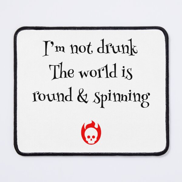 Item preview, Drunk World designed and sold by The WordCatcher Street.