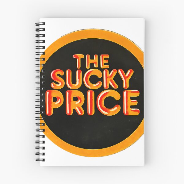 Item preview, The Sucky Price – Funny Retro Gas Parody Sticker designed and sold by PIXEL POP DESIGNS - Beyond the Norm!.