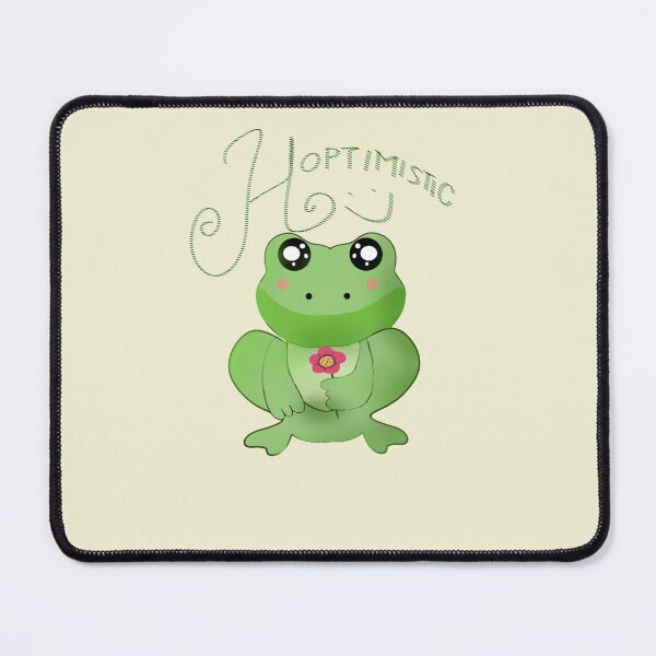Item preview, Cute Frog Hoptimistic Design, Kawaii Frog With Flower, Positive Quote Frog, Funny Frog Pun Art, Green Aesthetic Animal designed and sold by HopeAndHustle.
