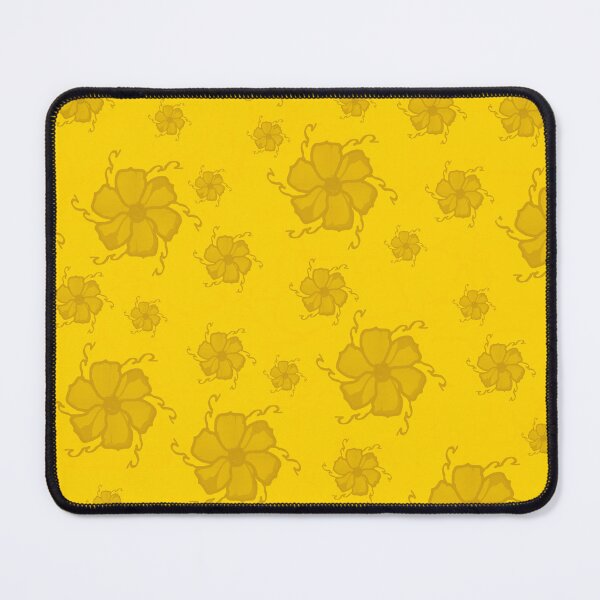 Item preview, Festive Tropics Floral Monochrome in Yellow designed and sold by HHHeirlooms.