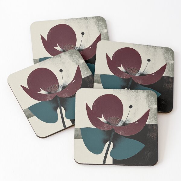 Item preview, Pure White Bloom Modern Geometric Floral designed and sold by joycrysstudio.
