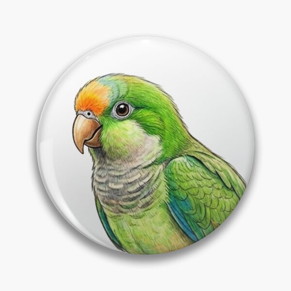 Item preview, Orange-fronted Parrot Digital Watercolor Art designed and sold by GanethViolette0.