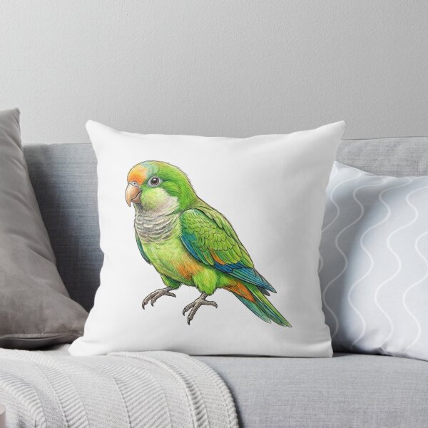 Item preview, Orange-fronted Parrot Digital Watercolor Art designed and sold by GanethViolette0.