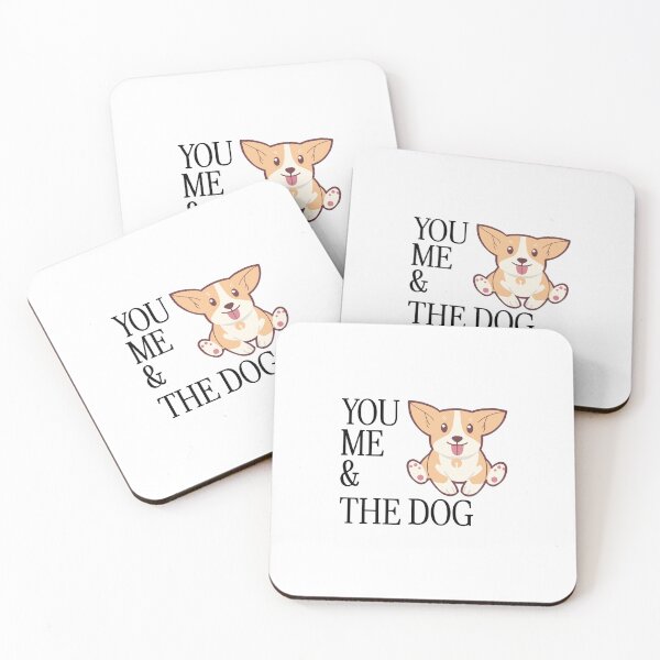 Item preview, You, Me & The Dog – Minimalist Dog Lover Couple Quote Cute Puppy Design designed and sold by Cool-cat-art.