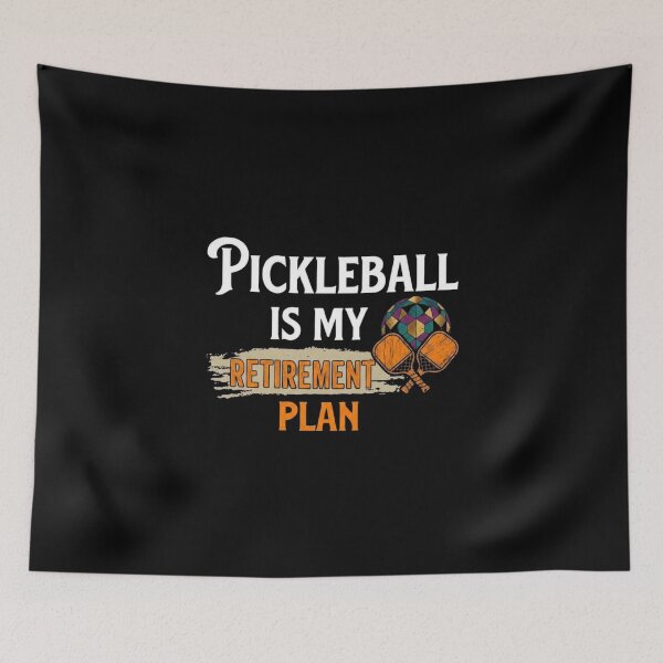 Item preview, Pickleball Is My Retirement Plan – Retro Sports Graphic designed and sold by Sashka-.