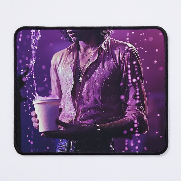 Item preview, Jim Morrison Purple Drip Art Print designed and sold by WockWave.