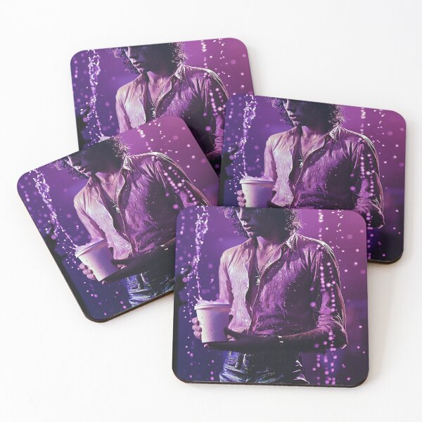 Item preview, Jim Morrison Purple Drip Art Print designed and sold by WockWave.