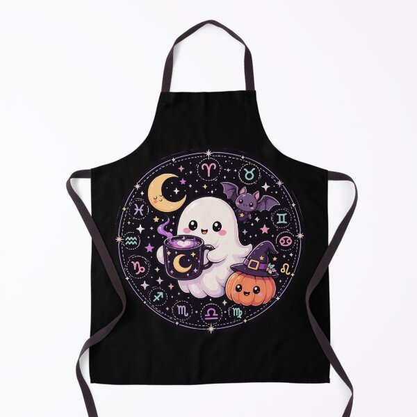Item preview, Midnight Zodiac - Kawaii Ghost Zodiac Cosmic Spooky Vibes designed and sold by Hauntingly Cute.