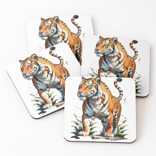 Item preview, Regal Tiger in High Grass - Detailed Jungle Predator Art designed and sold by GenZFashion000.