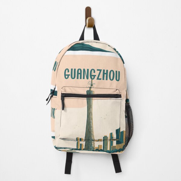 Item preview, Canton Tower Guangzhou Retro Cityscape designed and sold by NeuralVibe.