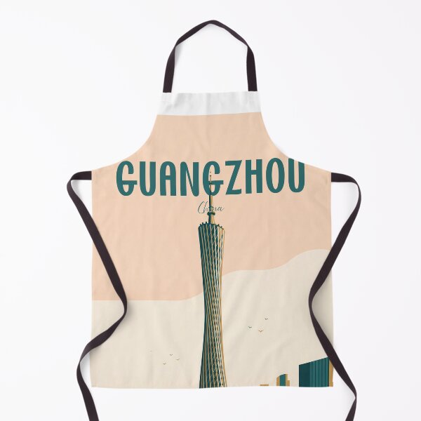 Item preview, Canton Tower Guangzhou Retro Cityscape designed and sold by NeuralVibe.