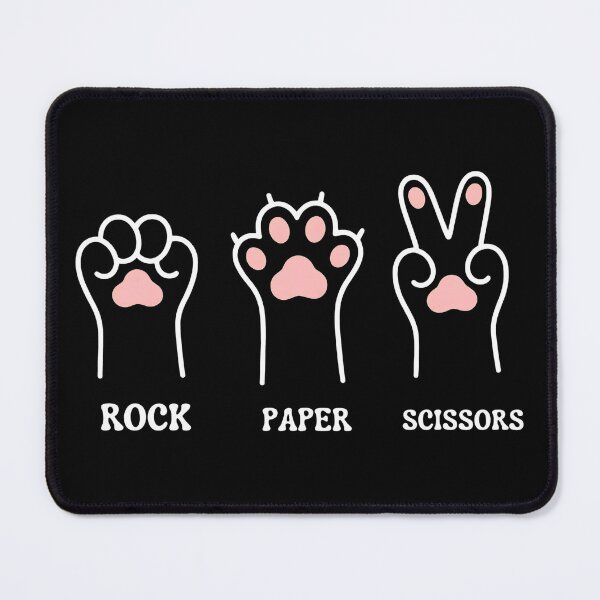 Item preview, Cat Paw Rock Paper Scissors Tee designed and sold by Dmo3HarkoArt.