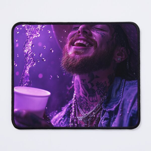 Item preview, Post Malone Purple Lean Cinematic Art designed and sold by WockWave.