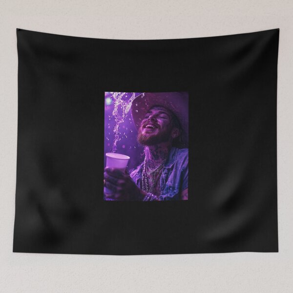 Item preview, Post Malone Purple Lean Cinematic Art designed and sold by WockWave.