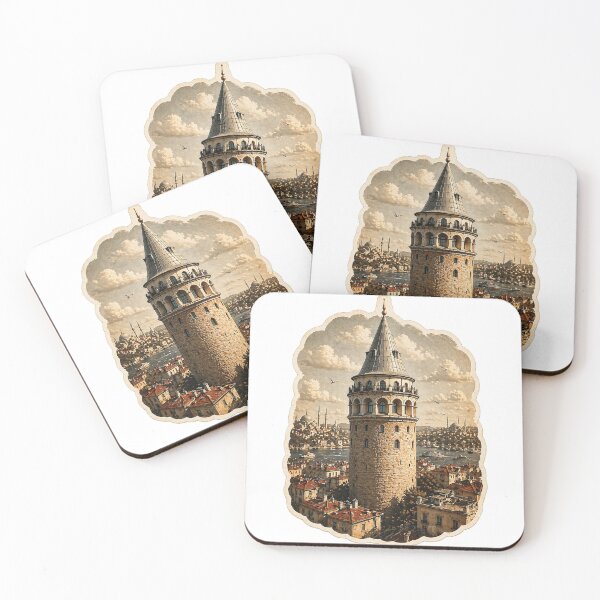 Item preview, Vintage Galata Tower Istanbul Travel designed and sold by AmJoJoe.