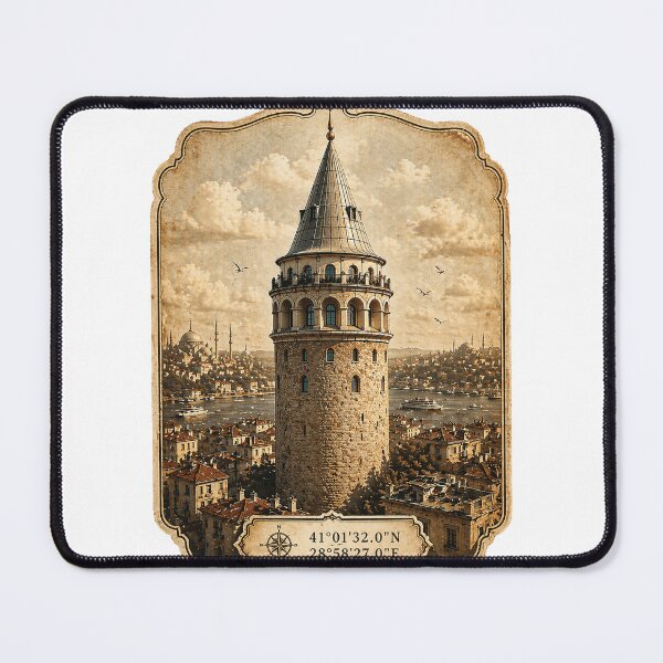 Item preview, Copy of Vintage Galata Tower Istanbul Travel designed and sold by AmJoJoe.