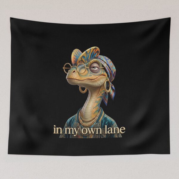 Item preview, Inspired Dilophosaurus In My Own Lane Mood designed and sold by TheCalmEdit.