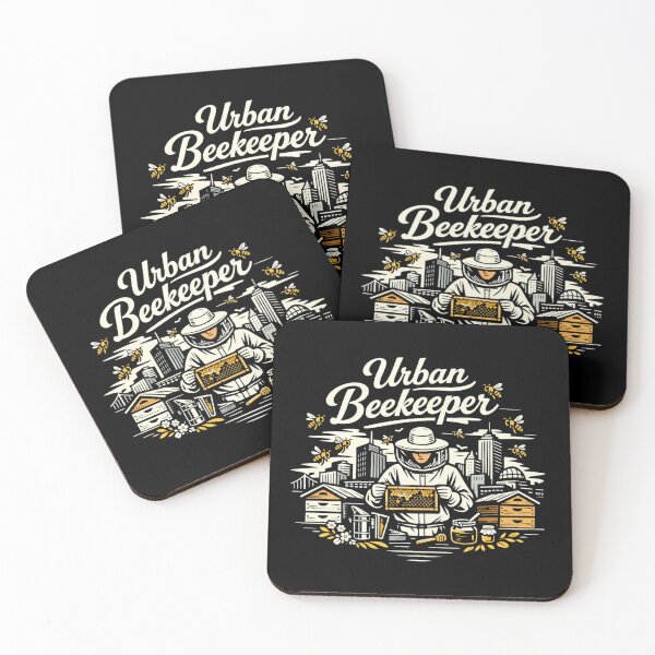Item preview, Urban Beekeeper Gift — City Honeybee Rooftop Hive Design designed and sold by CF_VintageDesign.