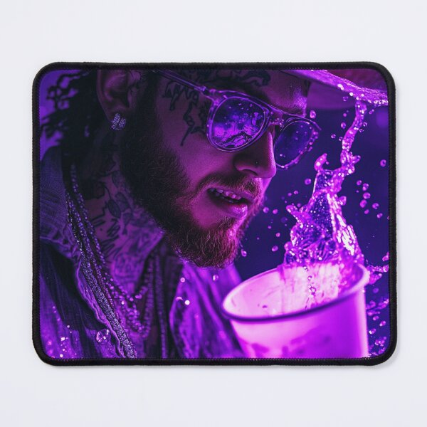 Item preview, Post Malone Purple Chemical Splash Art designed and sold by WockWave.