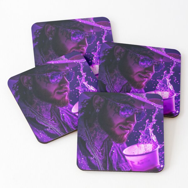 Item preview, Post Malone Purple Chemical Splash Art designed and sold by WockWave.