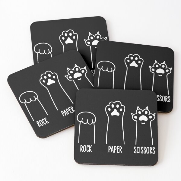 Item preview, Cat Paws Rock Paper Scissors Funny Pet Tee designed and sold by Dmo3HarkoArt.