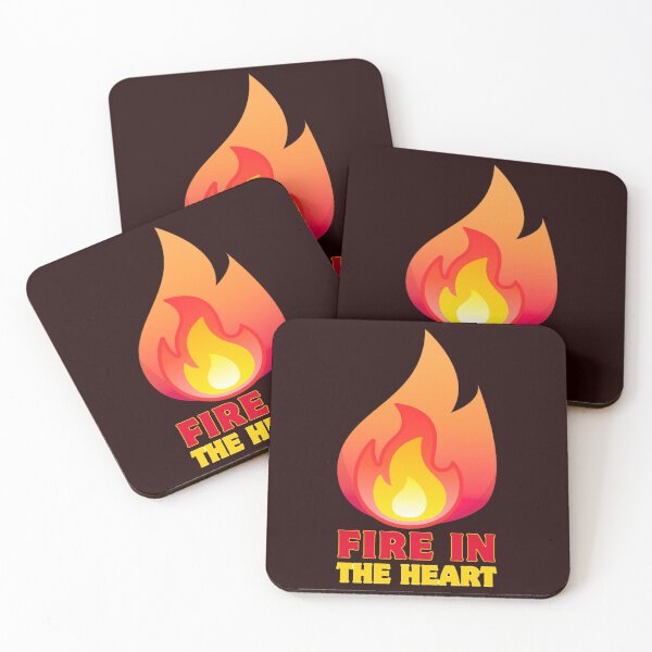 Item preview, Slogan (Fire in the Heart) designed and sold by AadiShaktiAura.
