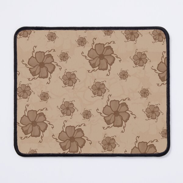 Item preview, Festive Tropics Floral Monochrome in Brown designed and sold by HHHeirlooms.