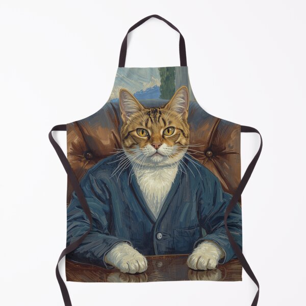 Item preview, Serious Silly Cat Art Painting designed and sold by EschatonGarden.