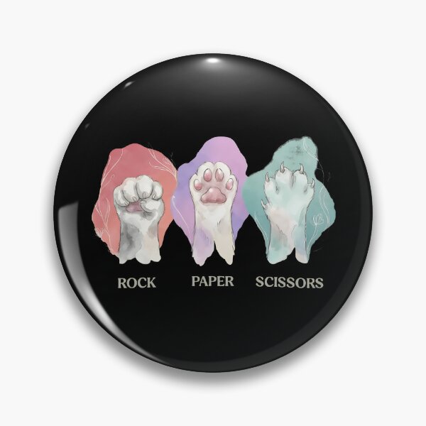 Item preview, Cat Paws Rock Paper Scissors Watercolor Tee designed and sold by Dmo3HarkoArt.
