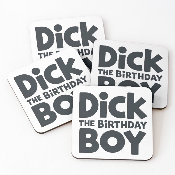Item preview, Dick The Birthday Boy designed and sold by graphic-genie.