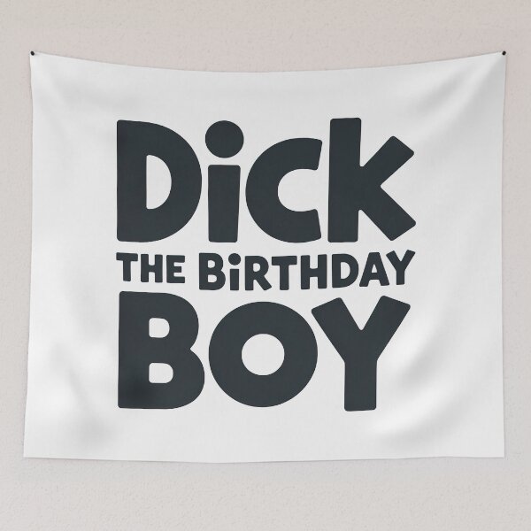 Item preview, Dick The Birthday Boy designed and sold by graphic-genie.