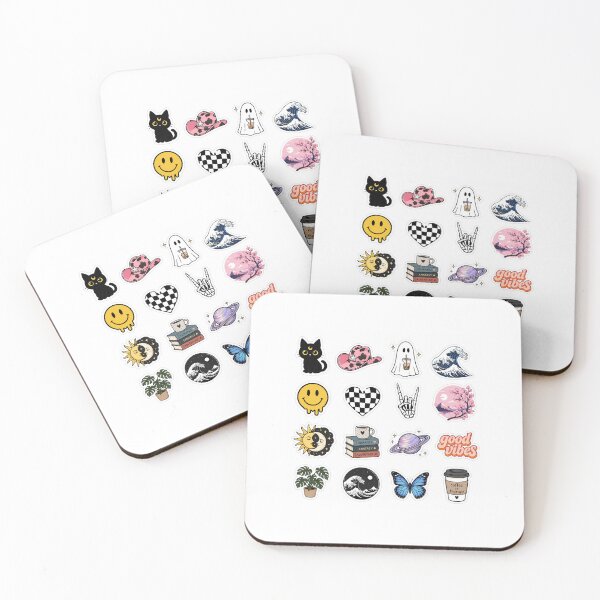 Item preview, Aesthetic Sticker Pack Cute Trendy VSCO Stickers Collection designed and sold by Ishratparween11.
