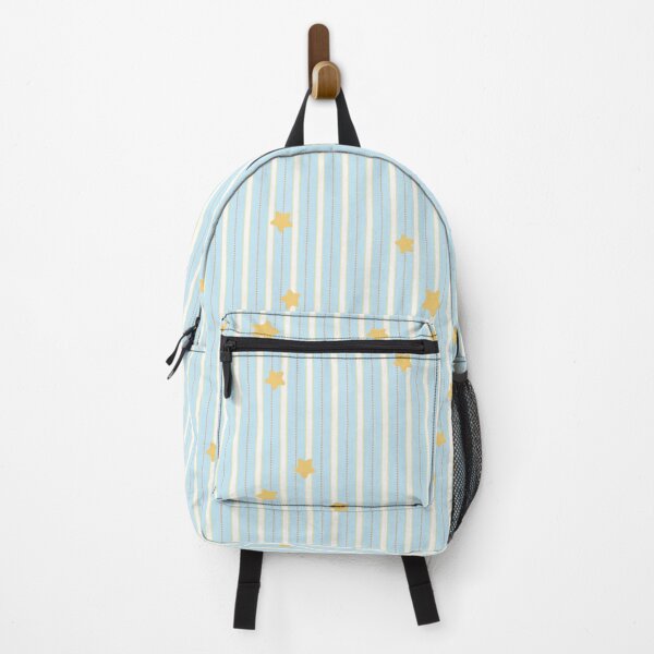 Item preview, Little Yellow Stars on Blue-White Stripe Background designed and sold by kindacute-shop.
